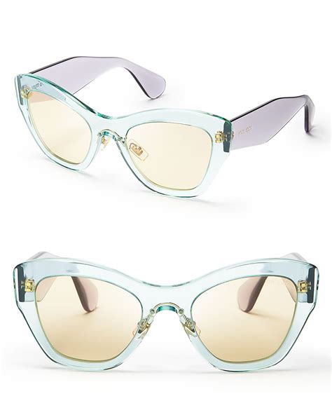 Miu Miu Eyewear Transparent Sunglasses 